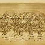 łóżko drewniane zdobione