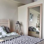 lustro z litego drewna