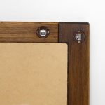 lustro drewniane do przedpokoju