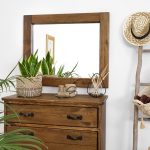 lustro drewniane do salonu