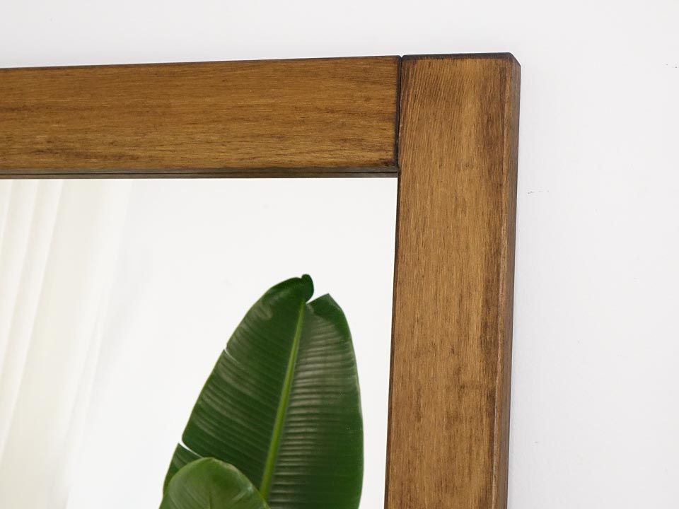 lustro drewniane duże