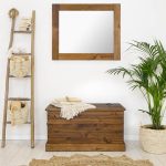 lustro drewniane wiszące