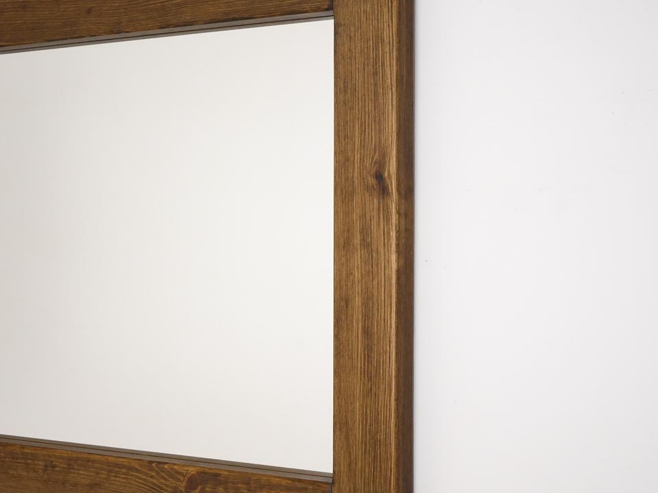 lustro drewniane wiszące