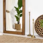 lustro drewniane wiszące