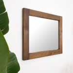 lustro drewniane wiszące