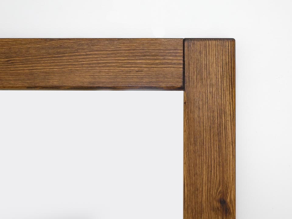 lustro drewniane wiszące