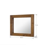 lustro wiszące małe wymiary