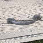 metalowy uchwyt kuty