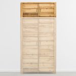 nadstawka drewniana do szafy dwudrzwiowej