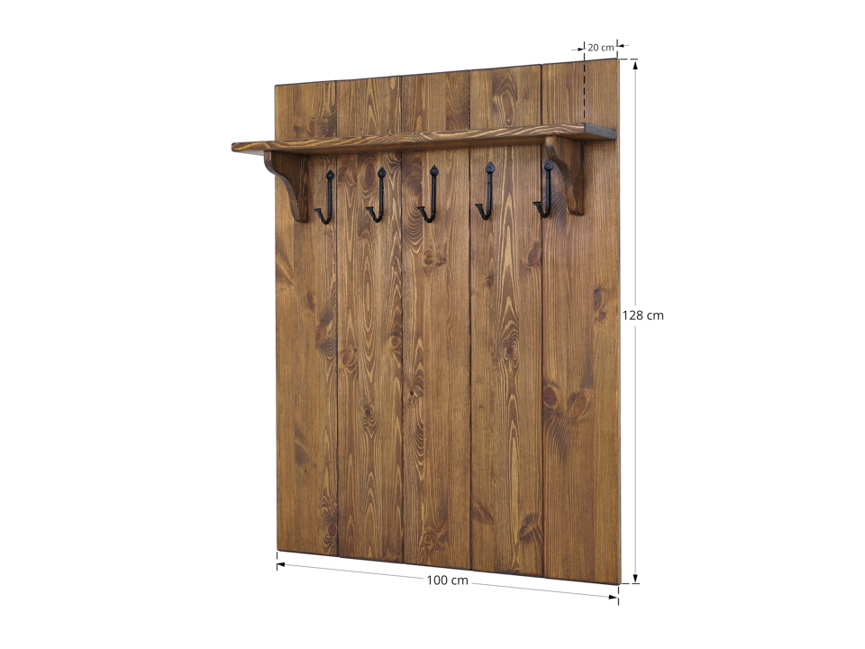 panel wieszakowy drewniany wymiary