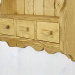 półka drewniana z szufladami