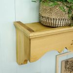 półka z litego drewna