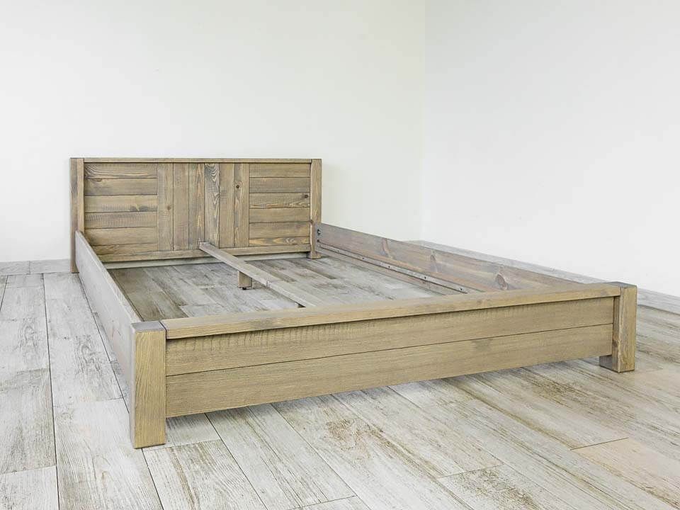 rama łóżka sosnowego