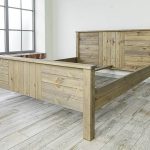 rama łóżka sosnowego