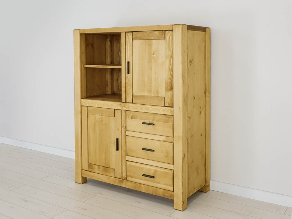 regał drewniany na książki