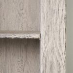 regał z drewna detal