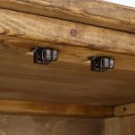 rustykalna drewniana szafa do sypialni