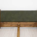 rustykalne łóżko sosnowe 160x200 wysokie do sypialni