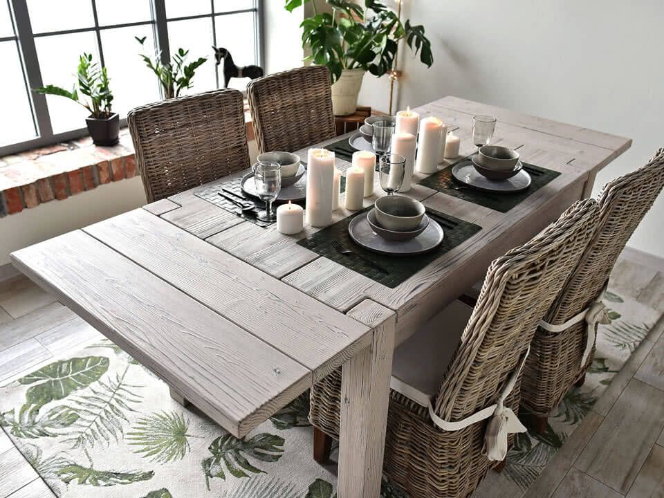 stół drewniany rozkładany