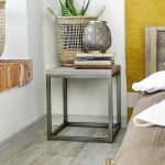 stolik nocny sosnowy blat