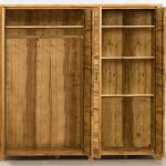 szafa drewniana rustykalna do salonu duża