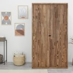 szafa drewniana sosnowa dwudrzwiowa klasyczna do sypialni