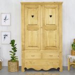 szafa drewniana świerkowa dwudrzwiowa góralska do sypialni