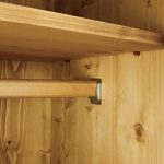 szafa z drewna świerkowego trzydrzwiowa