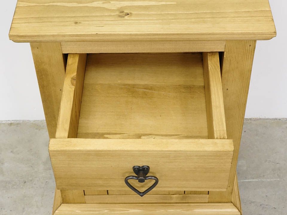 szafka nocna drewniana góralska