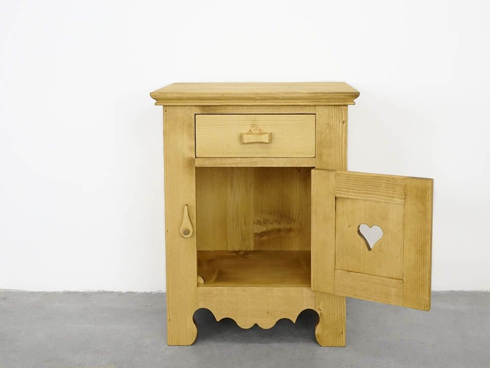 szafka nocna drewniana góralska