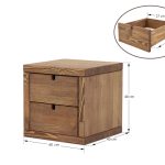 szafka nocna drewniana wymiary