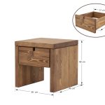 szafka nocna drewniana wymiary