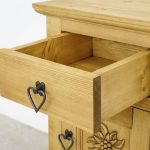 szafka nocna drewniana z szufladami