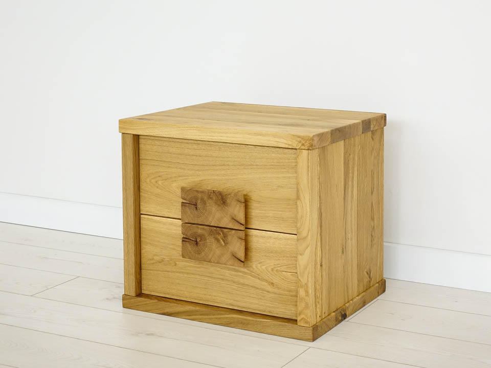 szafka nocna drewniana nowoczesna z szufladami