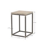 szafka nocna sosnowa industrialna