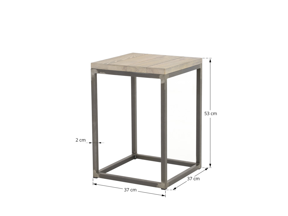 szafka nocna sosnowa industrialna