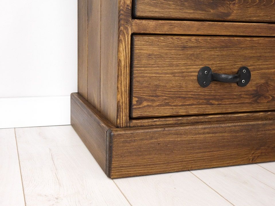 szafka nocna z drewna