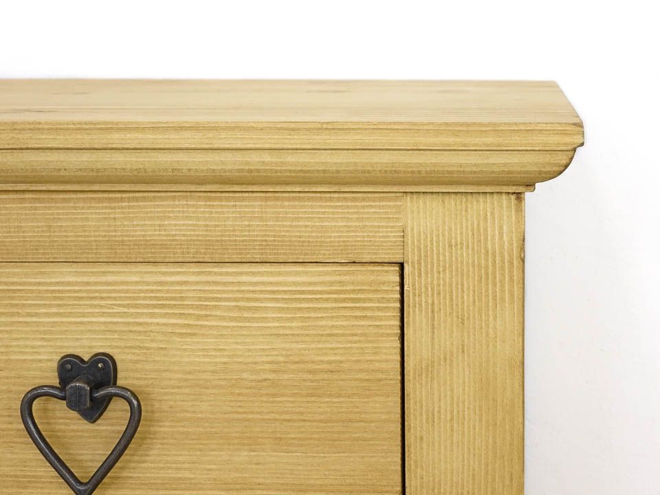 szafka nocna z drewna świerkowego