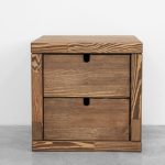 szafka nocna z litego drewna sosnowego
