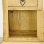 szafka nocna z litego drewna świerkowego