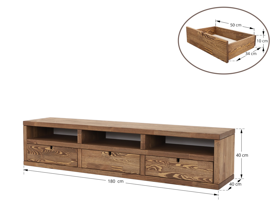 szafa rtv drewniana wymiary