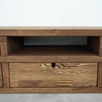 szafka rtv z litego drewna