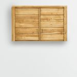 szafka wisząca drewniana świerkowa rustykalna do salonu