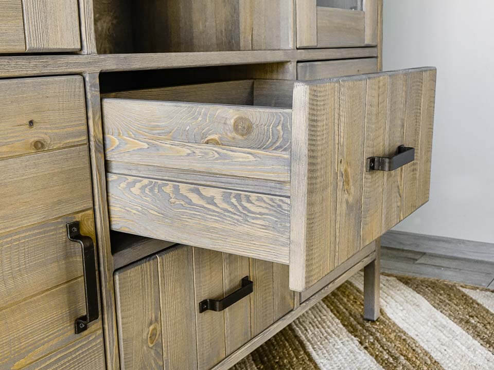 szuflada kredens drewnainy