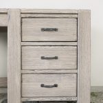 szuflady biurko drewniane