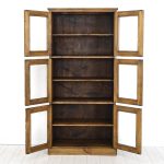 witryna drewniana boho