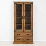 witryna drewniana boho