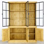 witryna drewniana industrialna do salonu