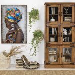 witryna drewniana rustykalna do salonu sosnowa