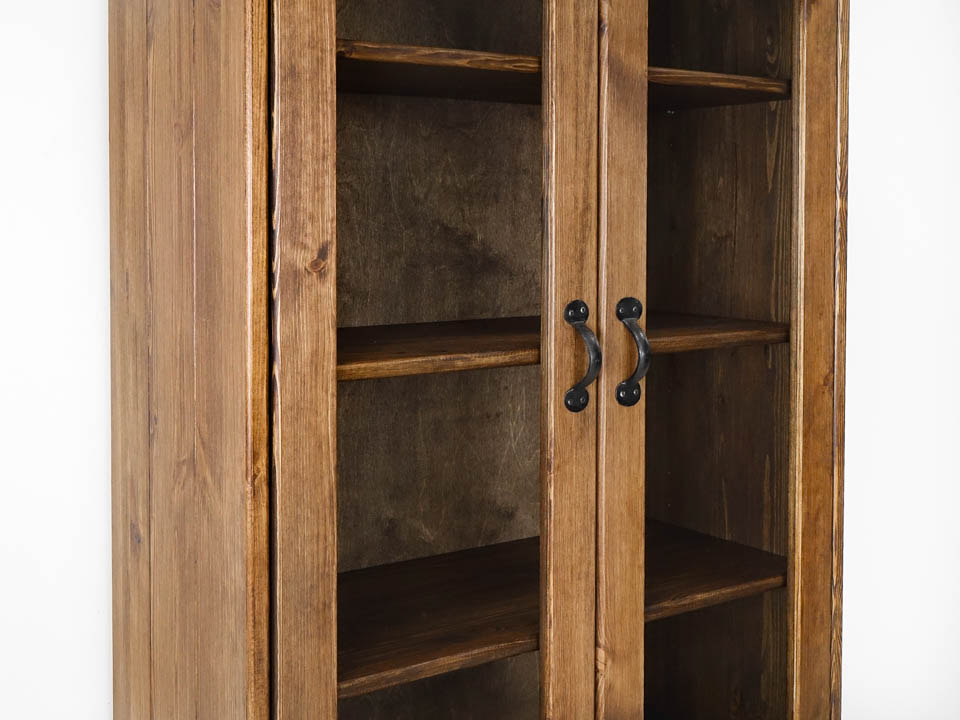 witryna drewniana sosnowa